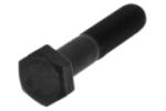 Sechskantschraube(n) mit Schaft M 8 x  40, Kl.  8.8 DIN 931 (ISO 4014), schwarz